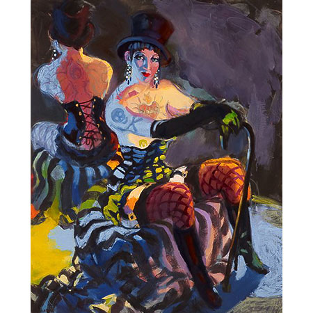 Anything goes Venus Vamp 2012 Oil on canvas 152cm x 122cm (finalist for Archibald Prize 2012)