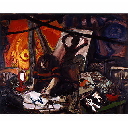 Big Studio 1991 Oil on canvas 166cm x 210cm Private collection